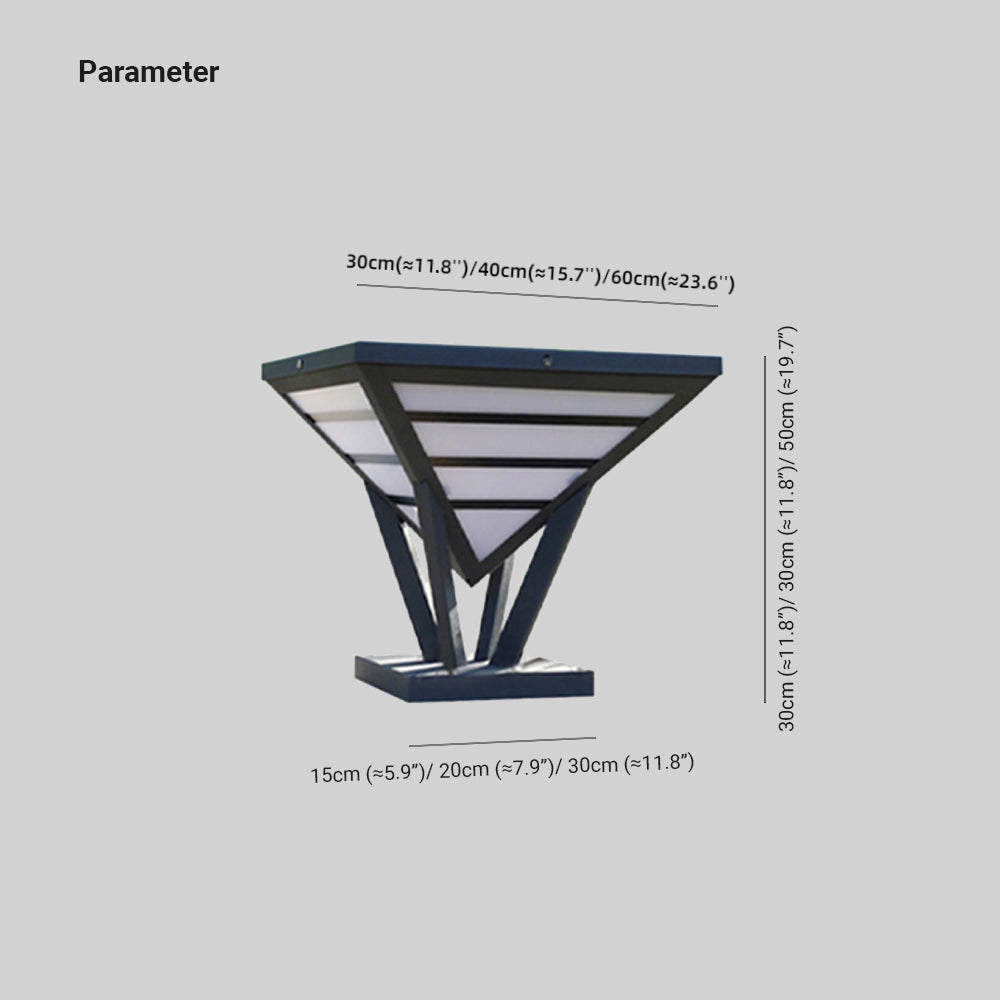 Ray Modern Diamond Metal Outdoor Landscape Pathway Light