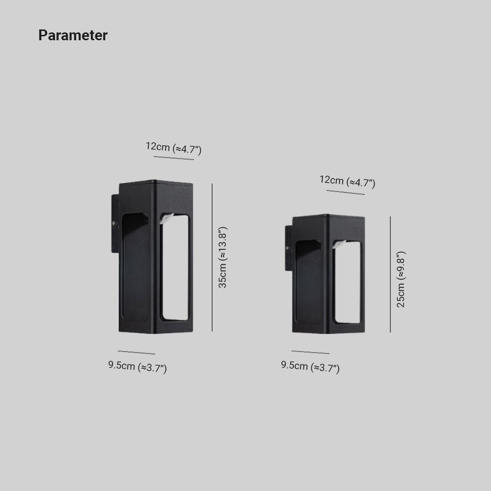Ray Modern Waterproof Minimalist Geometric Outdoor Wall Light