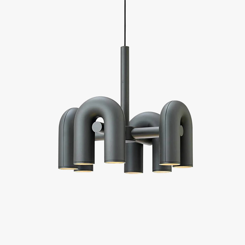 Arisha Modern Pendant Light Linear with 3 U-Shaped Light