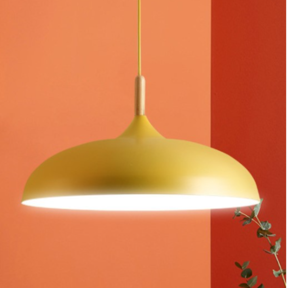 Aria Modern Pendant Light Dome Macaron Dining Room