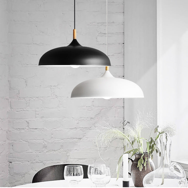 Aria Modern Pendant Light Dome Macaron Dining Room