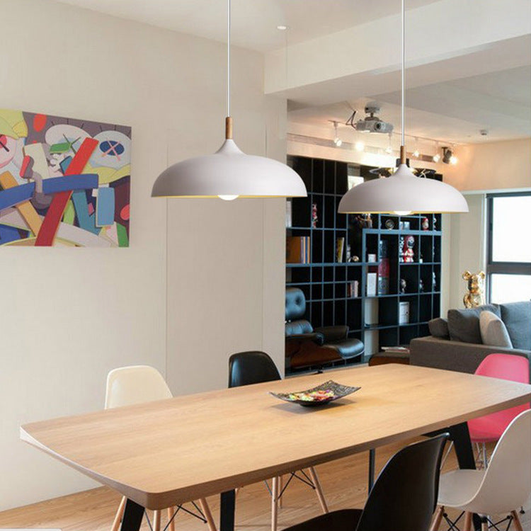Aria Modern Pendant Light Dome Macaron Dining Room