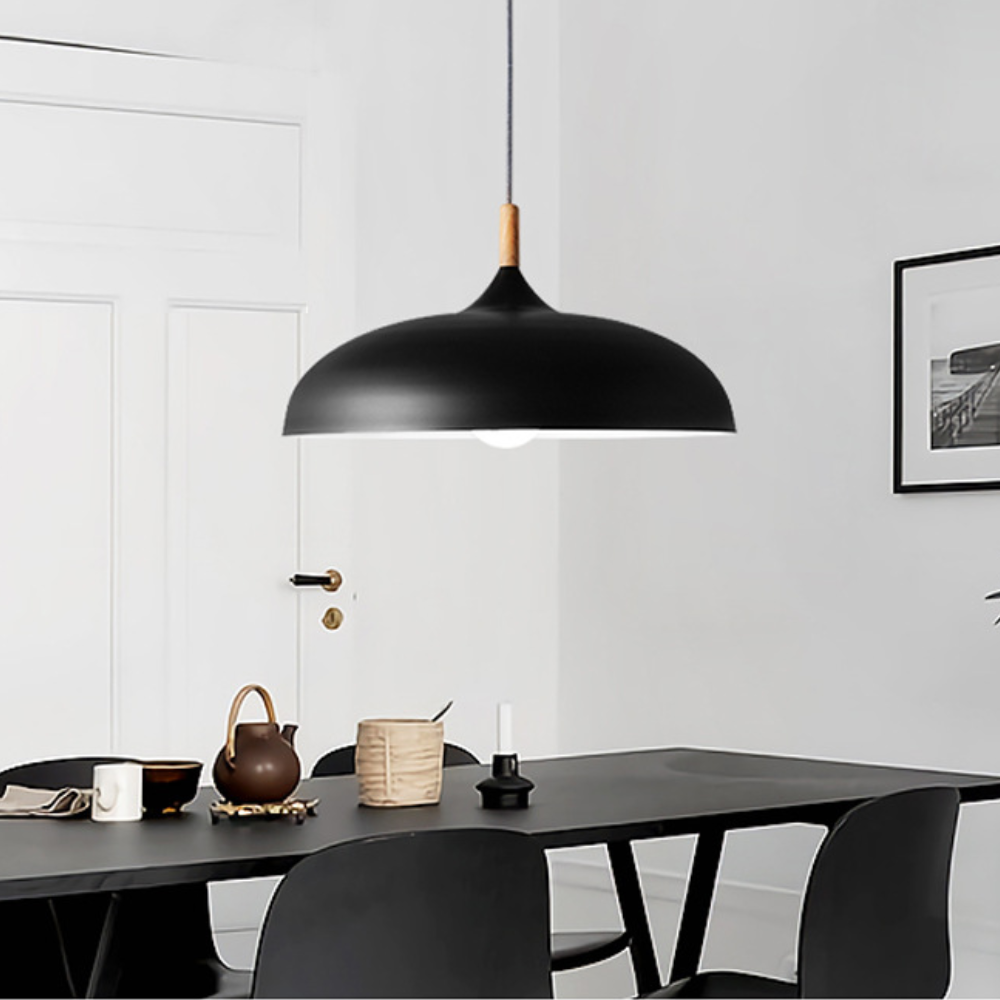 Aria Modern Pendant Light Dome Macaron Dining Room