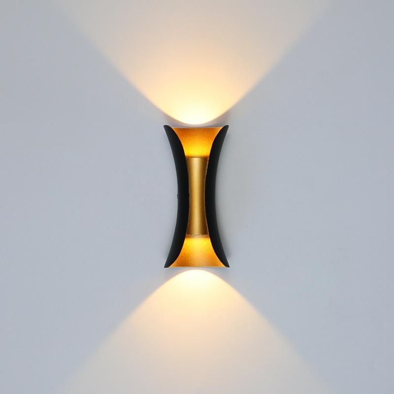 Ray Curved Outdoor Wall Mounted Led Lamp