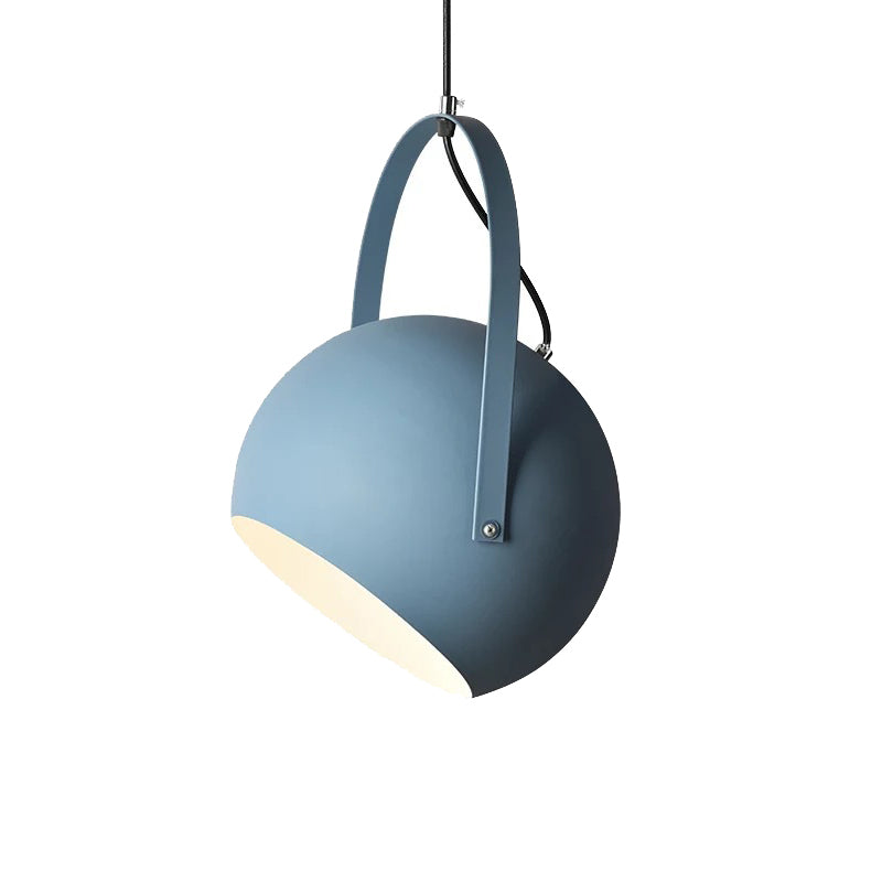 Aira Colorful Art Deco Pendant Light, Spherical, Bedroom