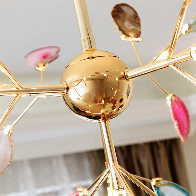 Aria Agate Creative Colourful Chandelier Bedroom/Living Room