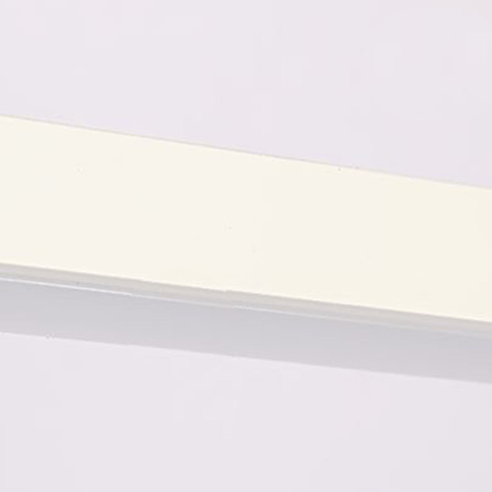Arisha Minimalist Linear Acrylic Mirror Front Wall Lamp, White