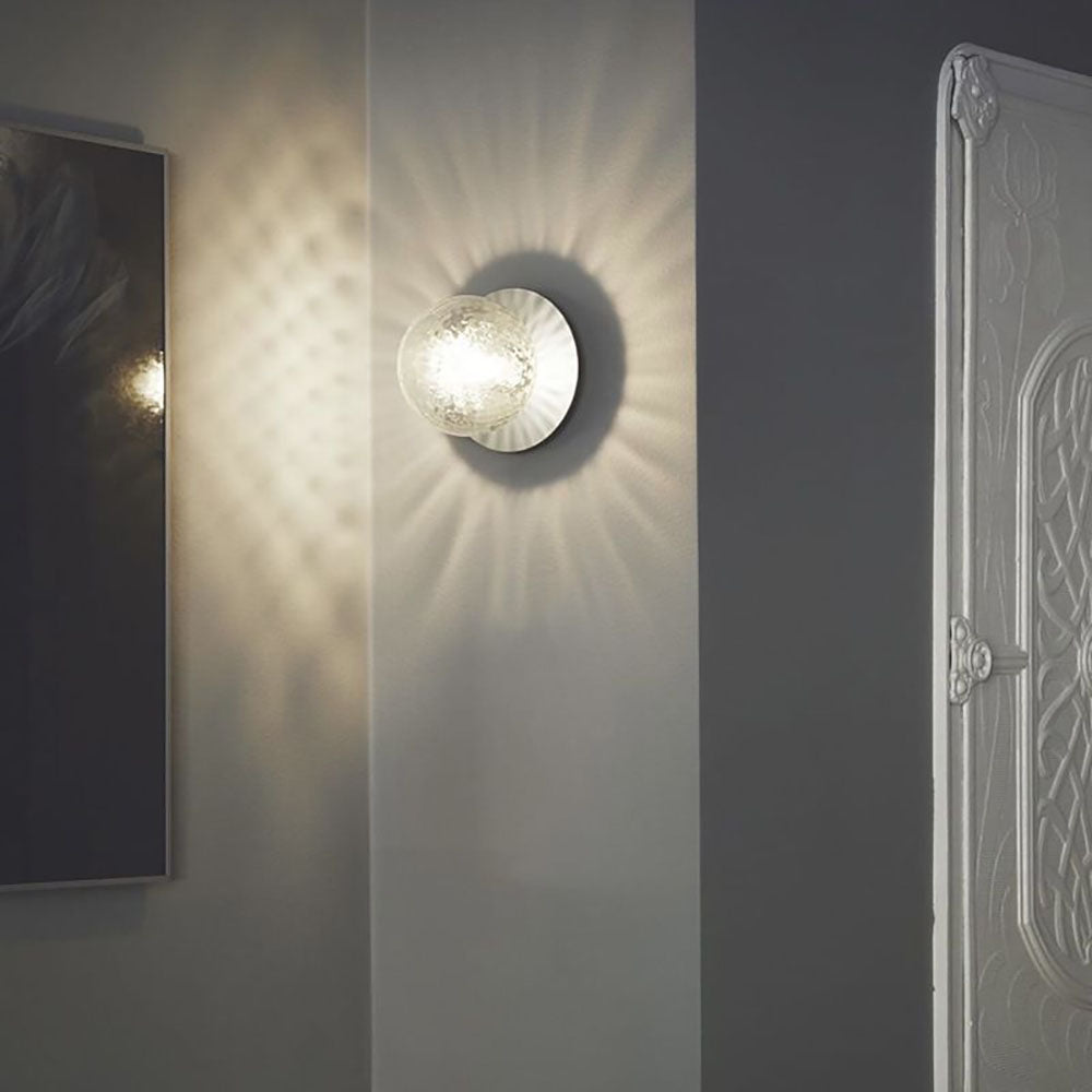 Valentina Chic Sphere Bathroom Glass Wall Lamp
