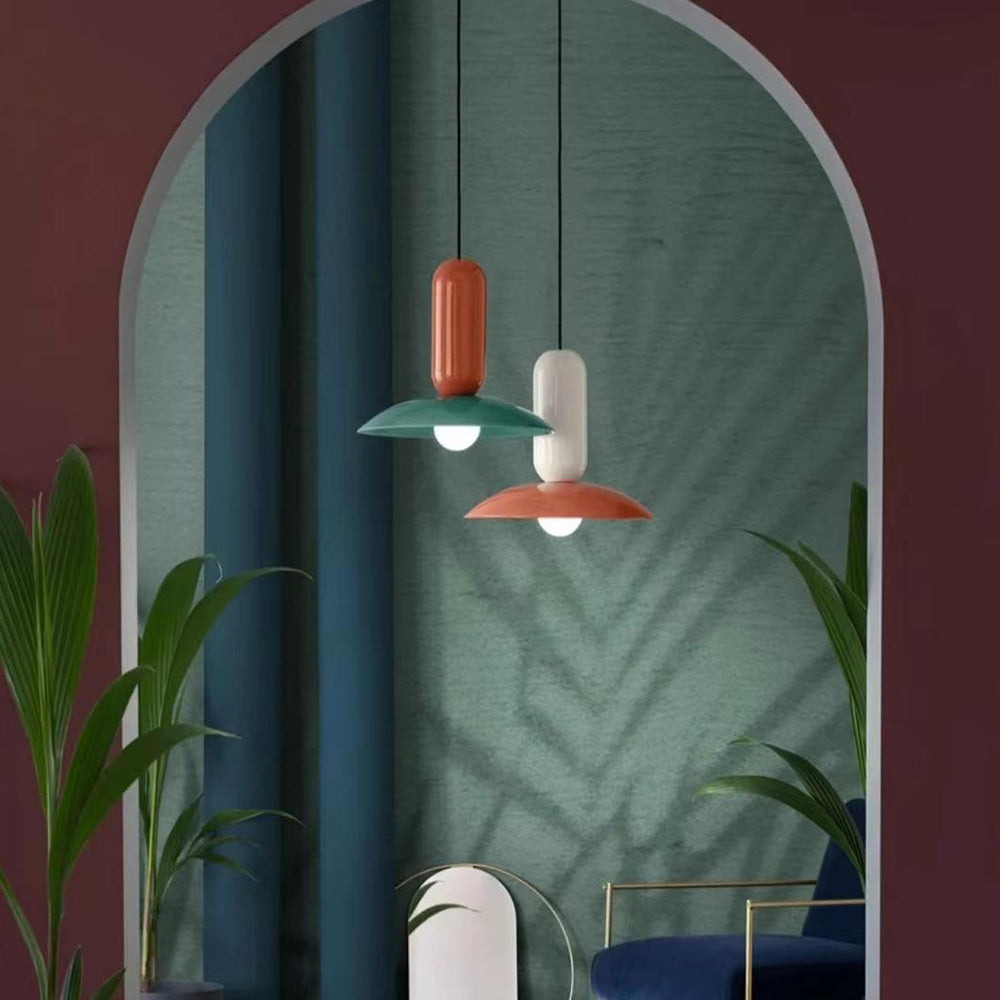Valentina Nordic Creative Colorful Pendant Light, Metal
