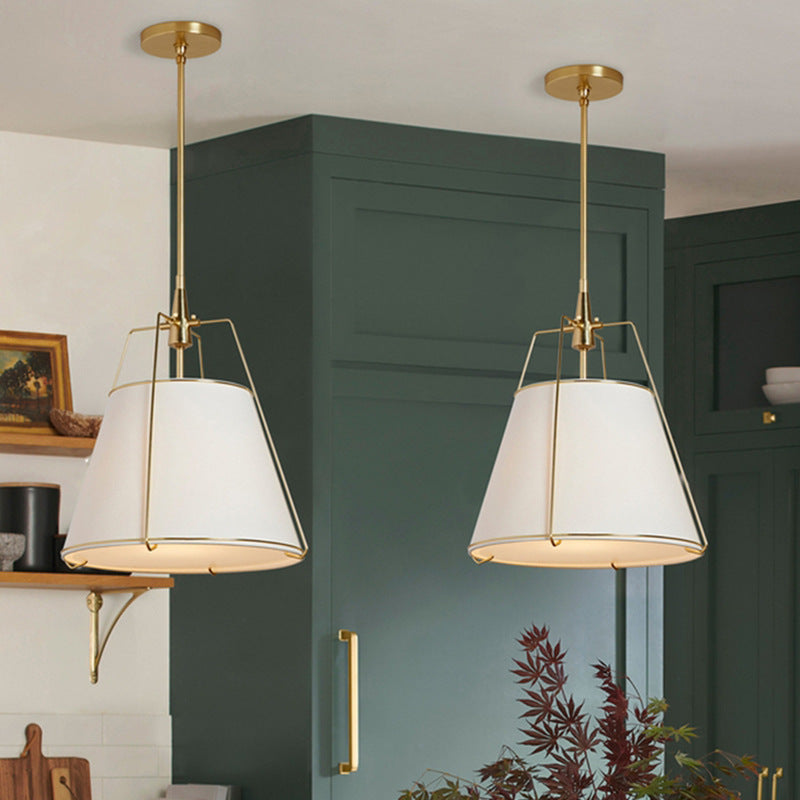 Ritta Pendant Light Fabric Dinging Room Modern Conical