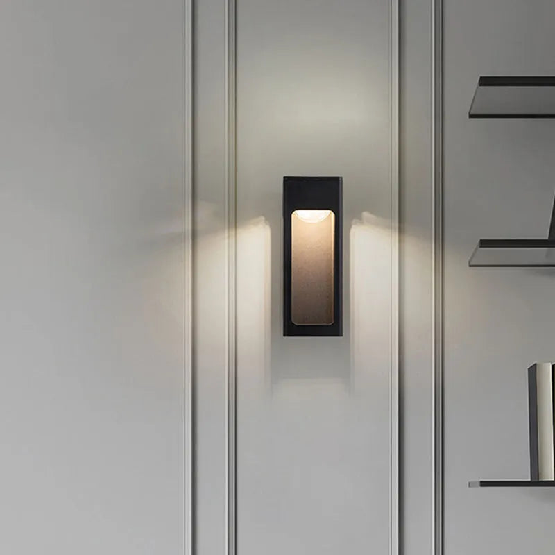 Ray Modern Waterproof Minimalist Geometric Outdoor Wall Light