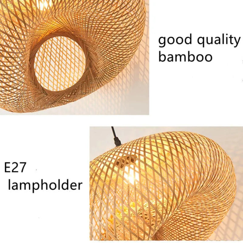 Ritta Bamboo Pendant Light