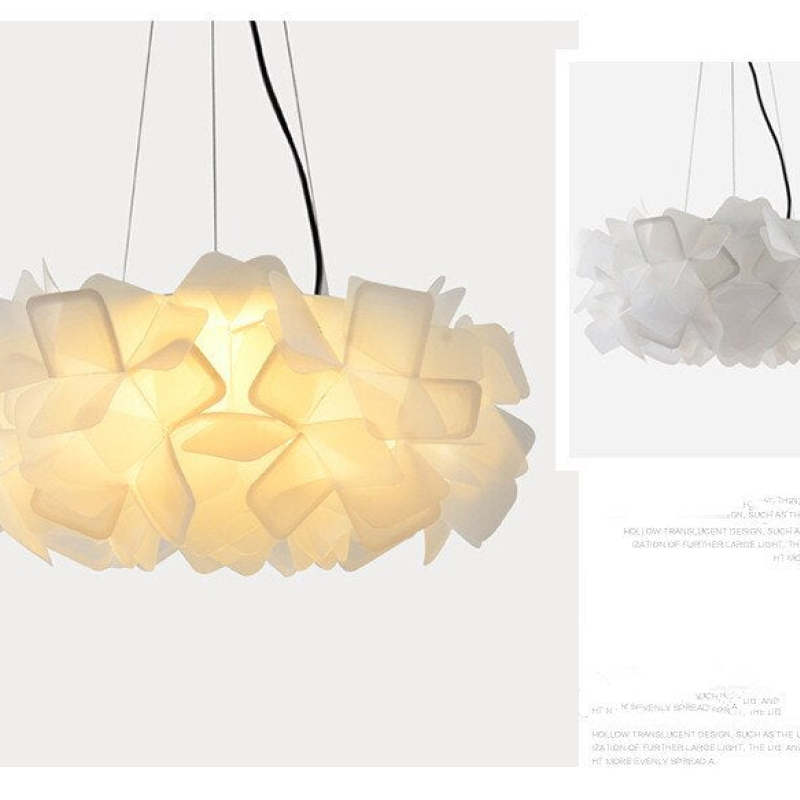 Arisha Modern Multicolour Decorative Flower Acrylic Pendant Light