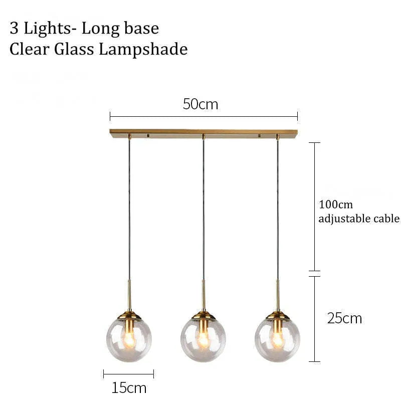 Valentina Designer Bubble Glass Pendant Light, Smoke/Clear/Amber
