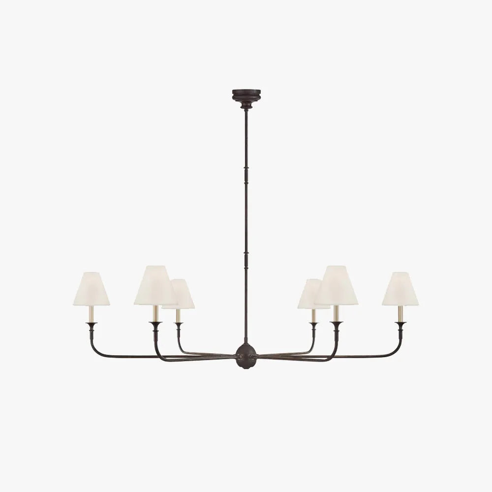 Silva Vintage Retro Metal Elegant Chandeliers Living Room