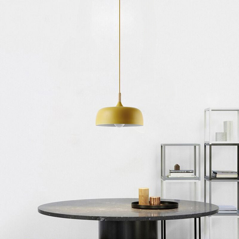 Aria Modern Pendant Light Dome Macaron Dining Room