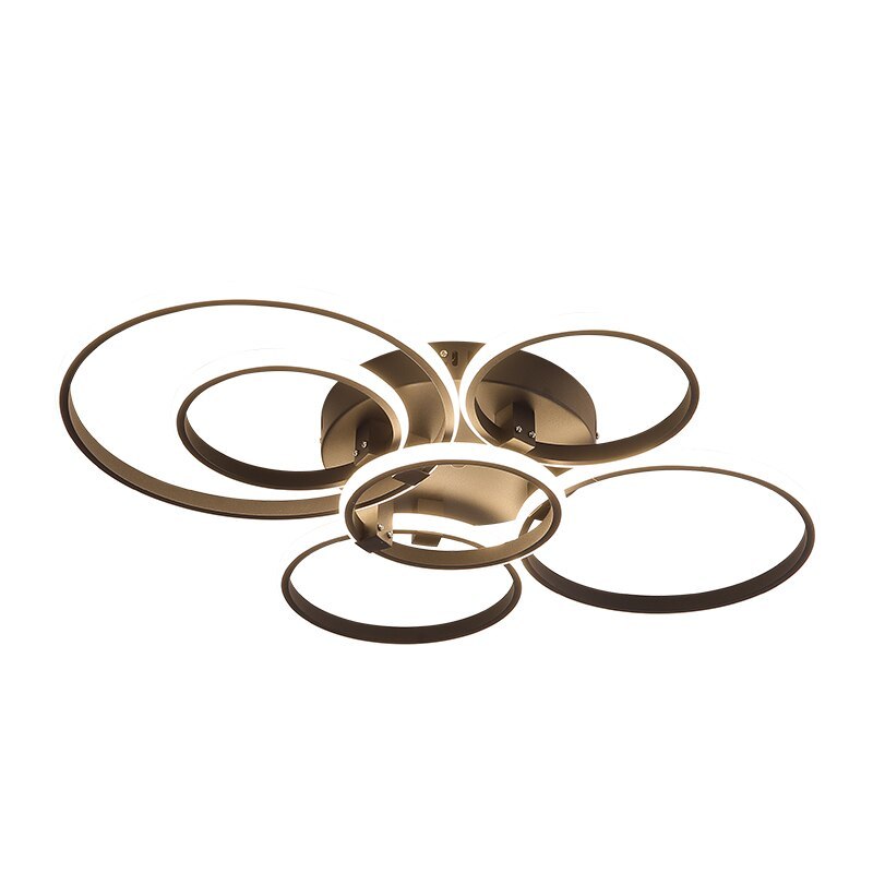 Arisha LED Ceiling Light Circle Ring, Black & White