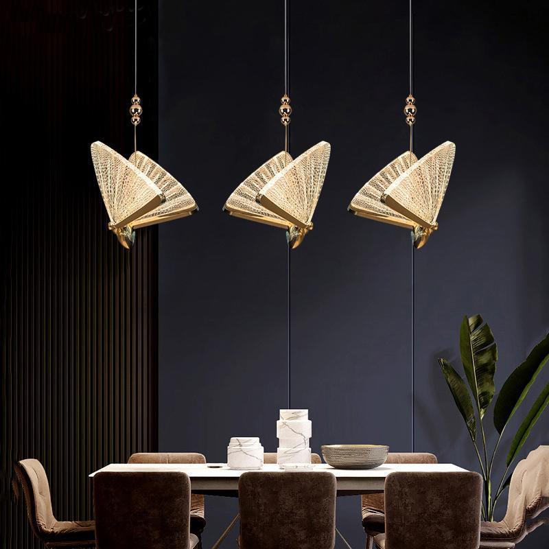 Arisha Art Deco Butterfly Pendant Light, 2 Color