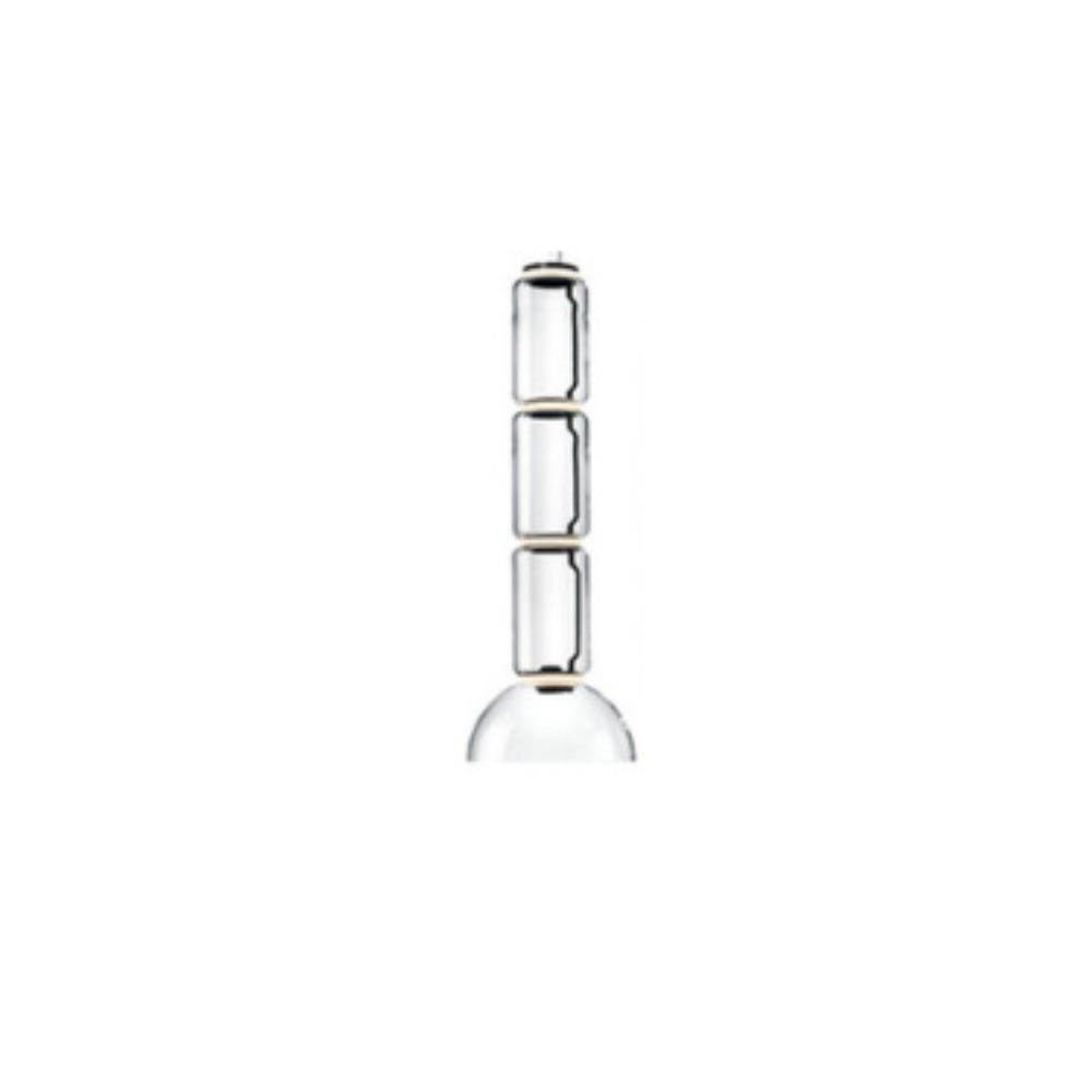 Valentina Minimalist Combination Glass Pendant Light, Clear