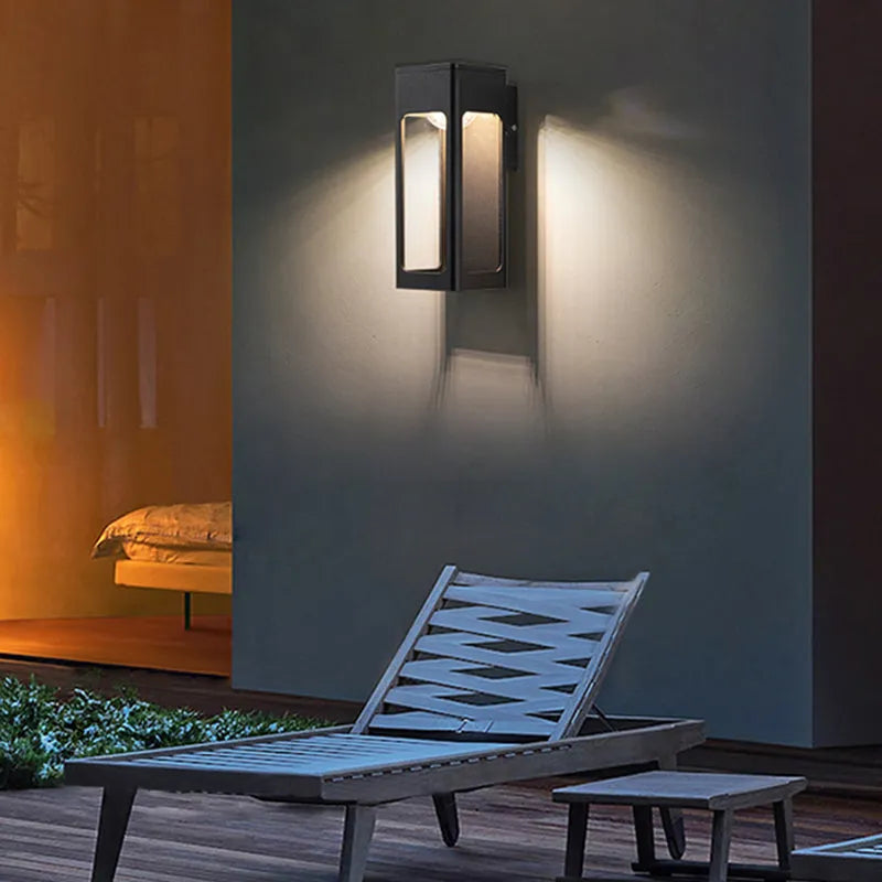 Ray Modern Waterproof Minimalist Geometric Outdoor Wall Light