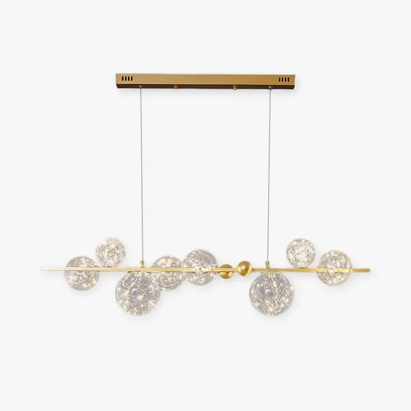 Valentina Art Deco Luminous Sphere Cluster Glass Pendant Light
