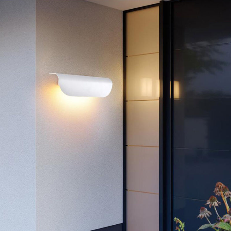 Ray Modern Outdoor Wall Lighting, Waterproof, Curved
