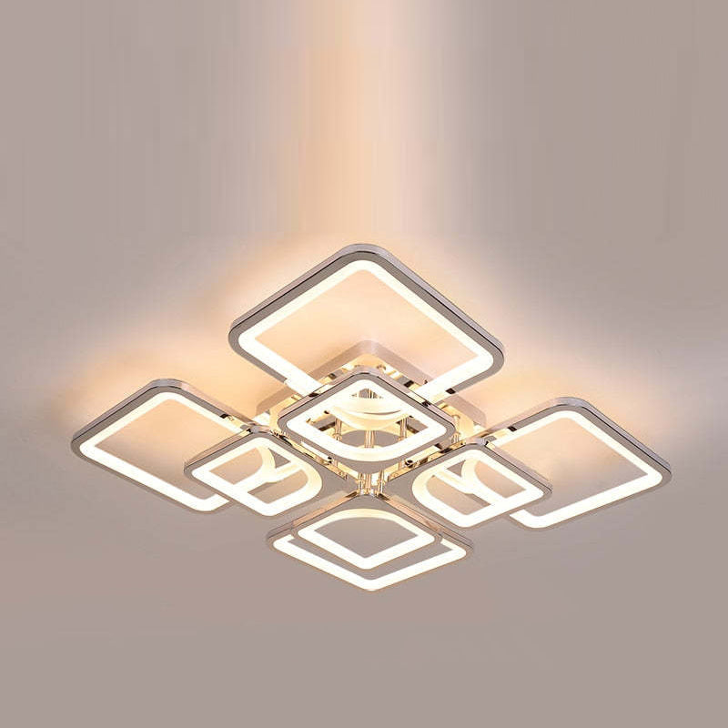 Arisha Modern Square Flush Mount Ceiling Light