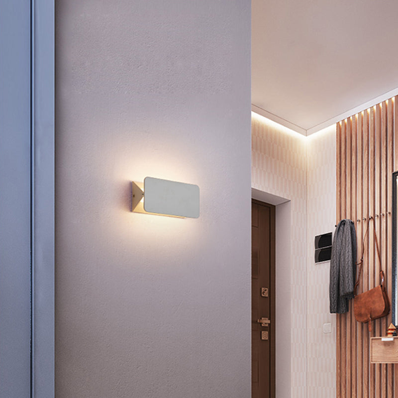 Arisha LED Metal Indoor Wall Lamp Rotatable, White