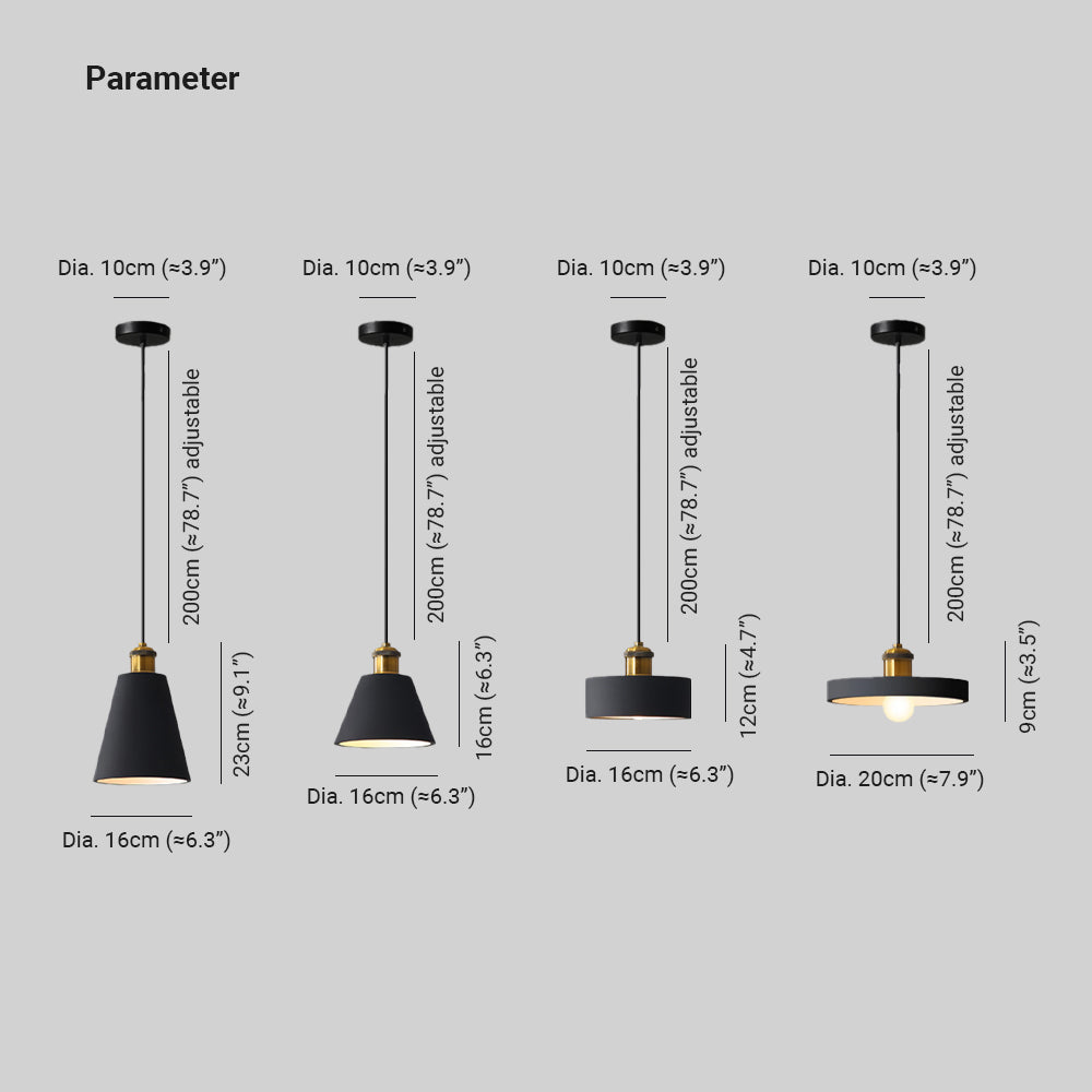 Valentina Modern Creative Industrial Style Pendant Light Living Room