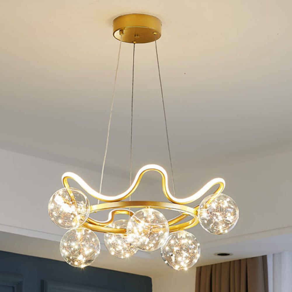 Arisha Nordic Creative Star Pendant Light Metal Living Room/Restaurant
