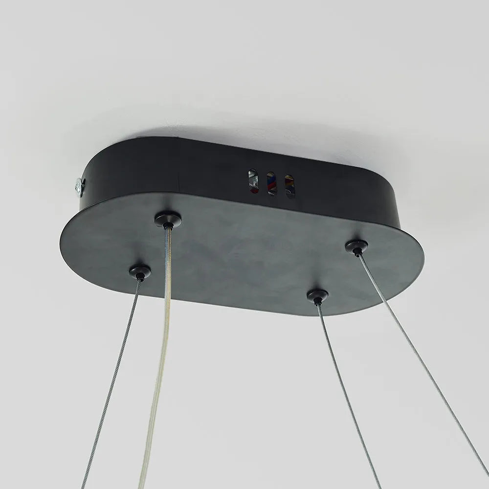 Arisha Minimalist Oval Interior Hanging Pendant Light