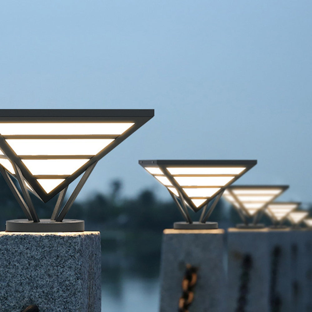 Ray Modern Diamond Metal Outdoor Landscape Pathway Light