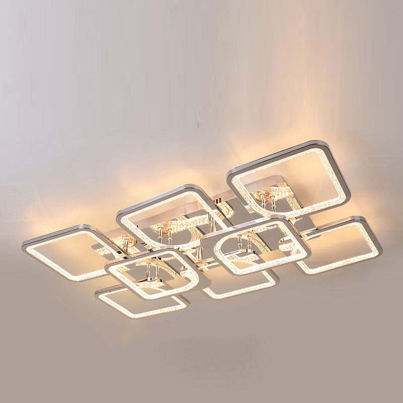 Arisha Modern Square Flush Mount Ceiling Light