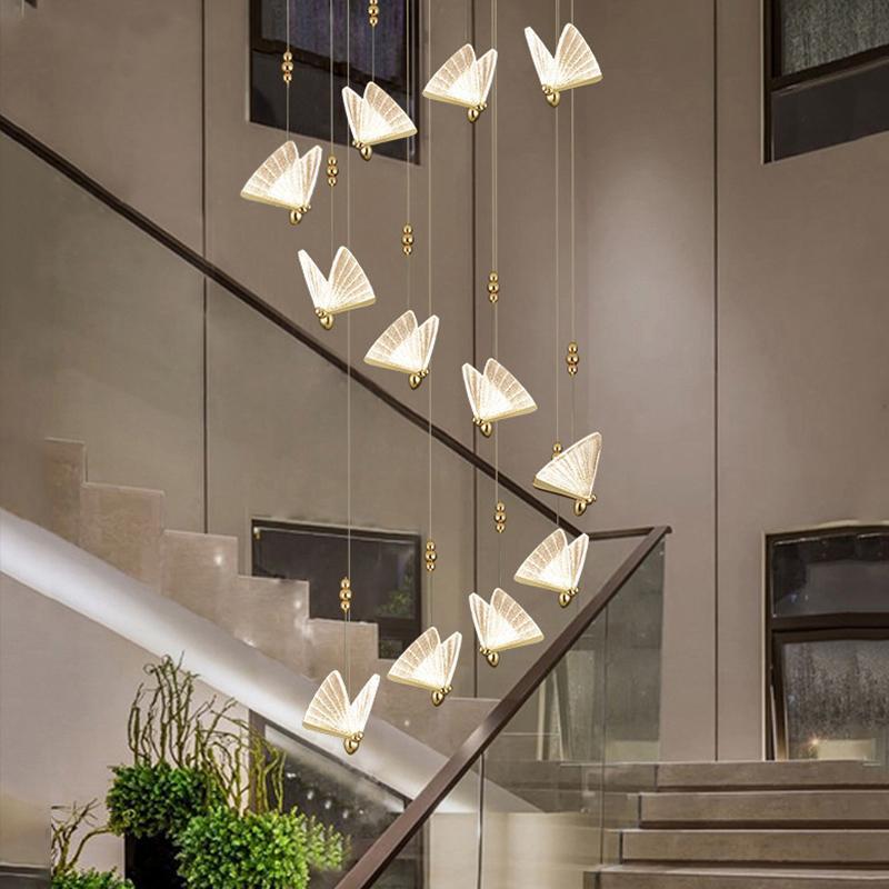 Arisha Art Deco Butterfly Pendant Light, 2 Color