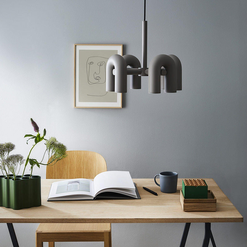 Arisha Modern Pendant Light Linear with 3 U-Shaped Light