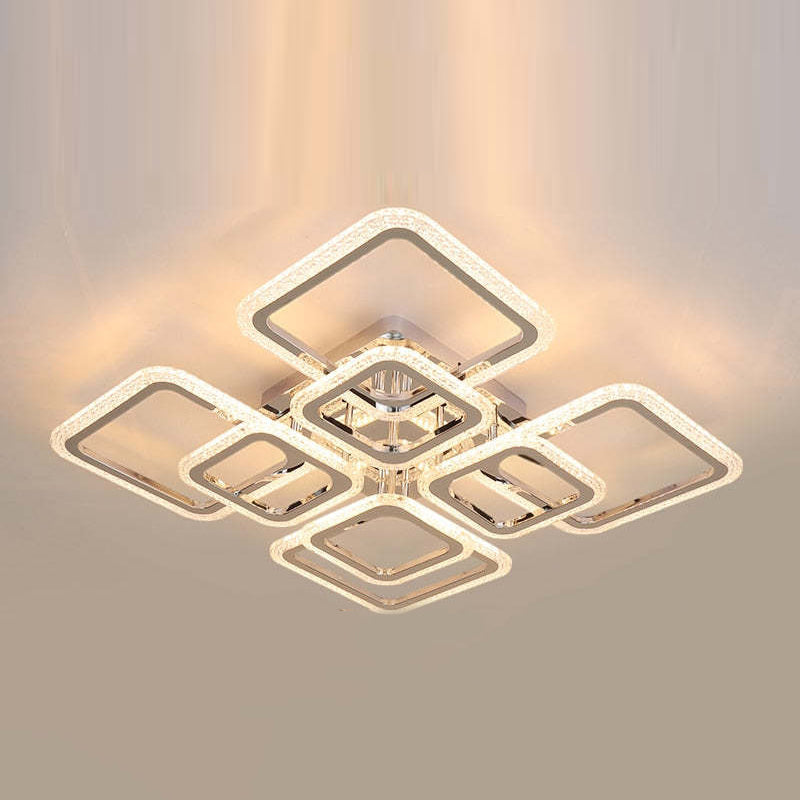 Arisha Modern Square Flush Mount Ceiling Light