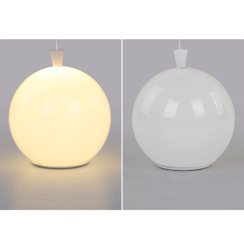 Aria Glossiness Ceiling Light Balloon Flush Mount, Bedroom