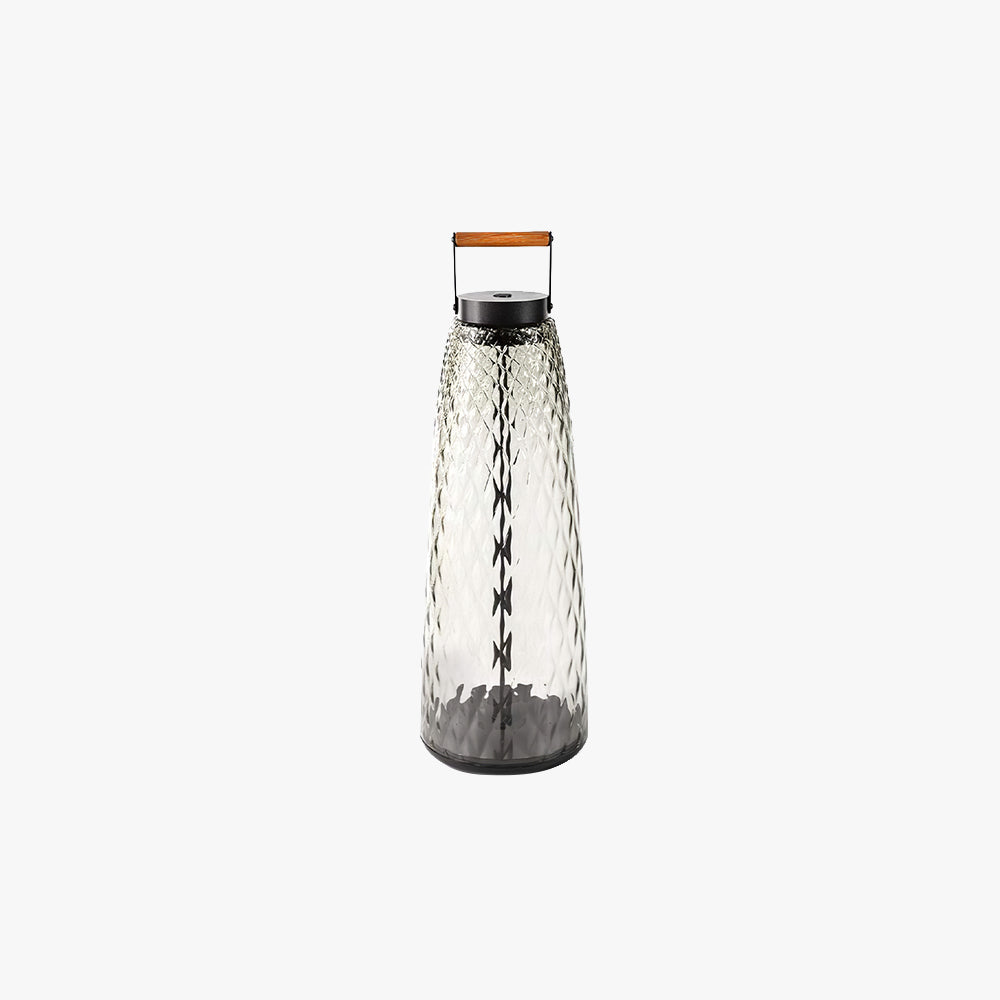 Ray Vintage Lantern Metal/Glass Outdoor Floor Lamp