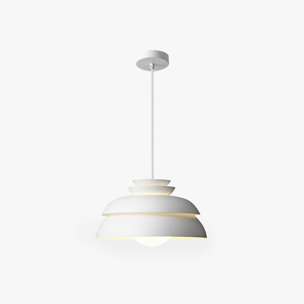 Valentina Modern White Pendant Light, Metal