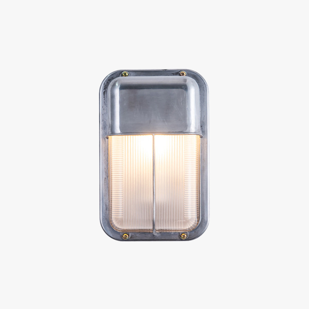 Ray Outdoor Wall Lamp Geometric Modern Silver Waterproof