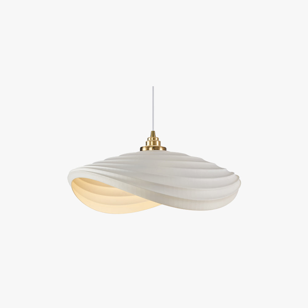 Ritta Wabi-Sabi Minimalisme Ripple Pendant Light, Resin&Metal