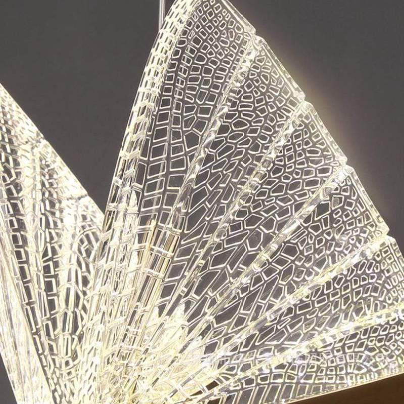 Arisha Art Deco Butterfly Pendant Light, 2 Color