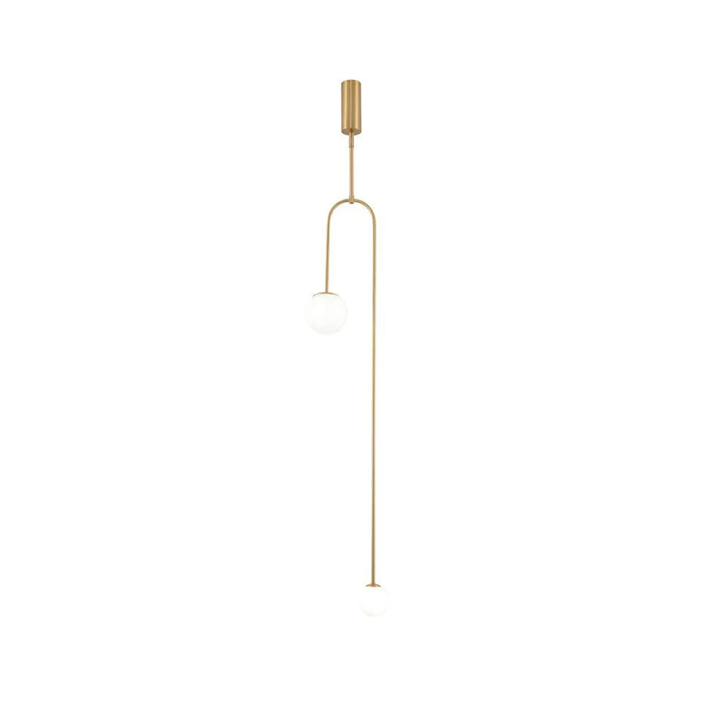 Arisha Minimalist Linear Mobile Pendant Light, Black