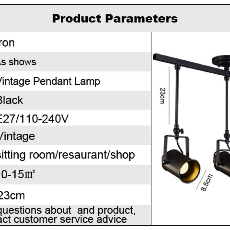 Silva Vintage Adjustable Semi-Flush Mount Ceiling Light, Black
