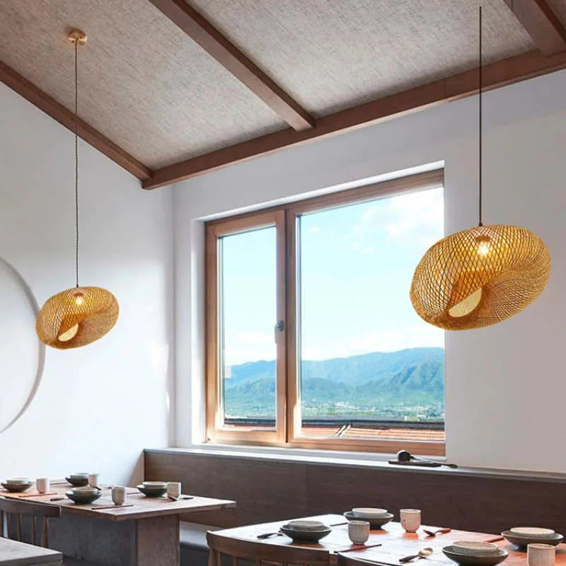 Ritta Bamboo Pendant Light