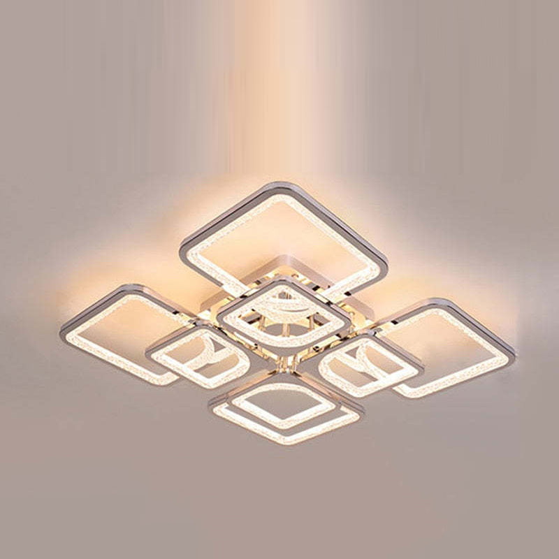 Arisha Modern Square Flush Mount Ceiling Light