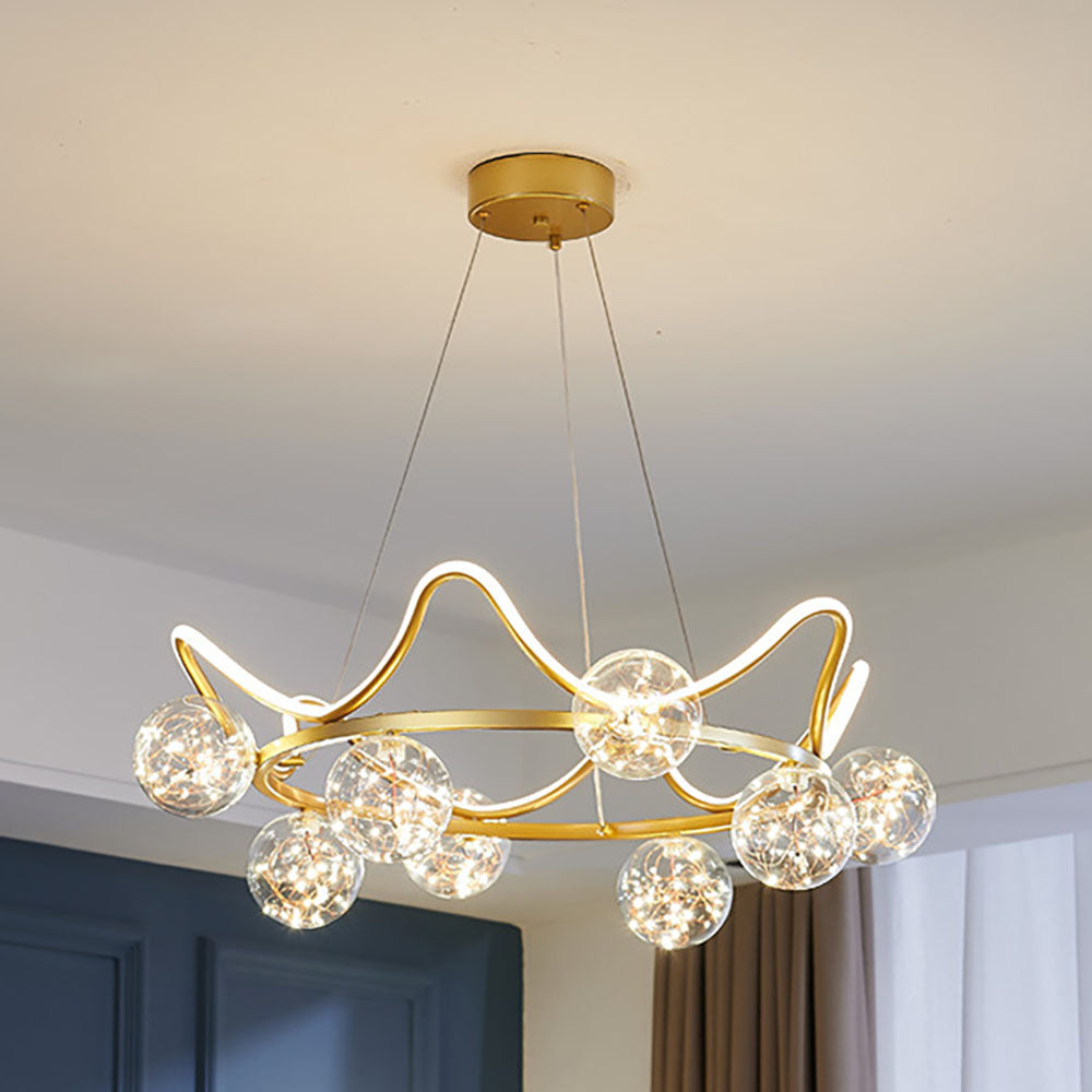 Arisha Nordic Creative Star Pendant Light Metal Living Room/Restaurant