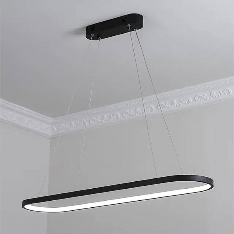 Arisha Minimalist Oval Interior Hanging Pendant Light