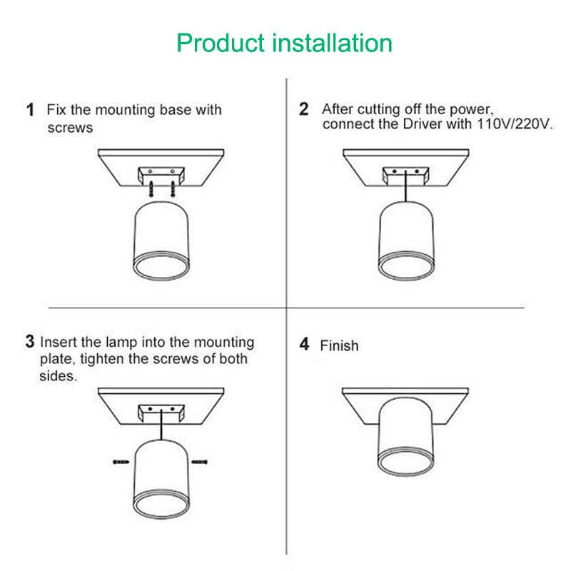 Valentina Modern Cylindrical Metal/Acrylic Flush Mount Ceiling Light