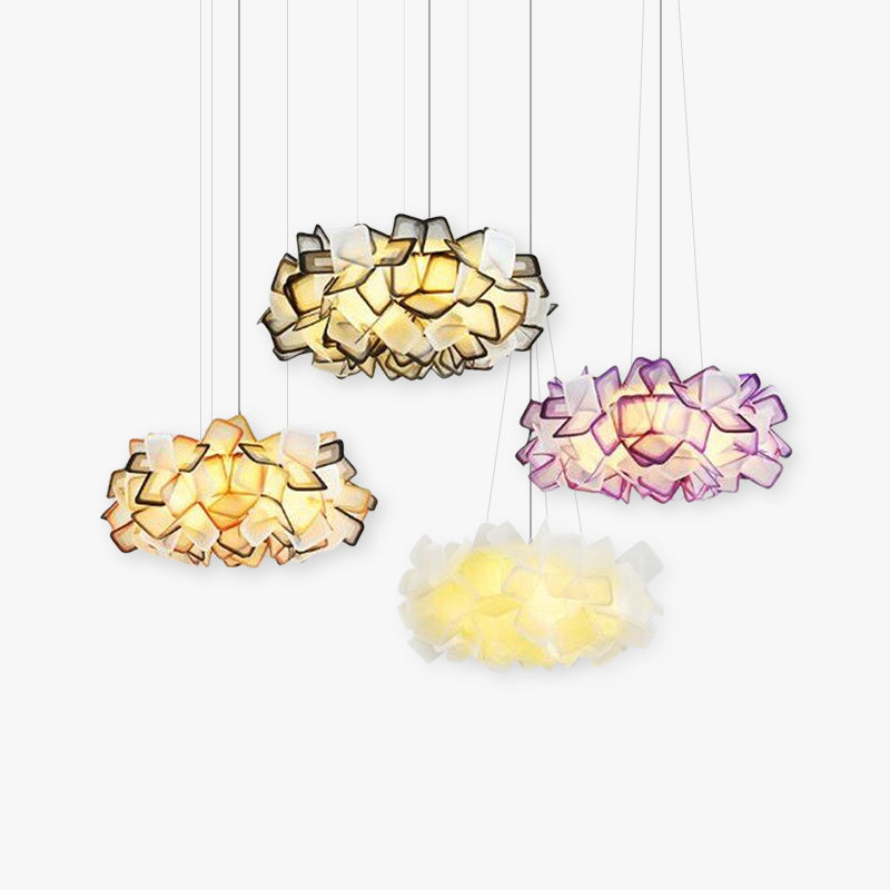 Arisha Modern Multicolour Decorative Flower Acrylic Pendant Light